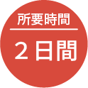 所要時間 2日間